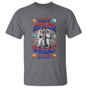 Funny Trump Elon Musk T Shirt Make Space Great Again TS09 Charcoal Print Your Wear