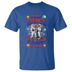 Funny Trump Elon Musk T Shirt Make Space Great Again TS09 Royal Blue Print Your Wear