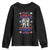 Funny Trump Elon Musk Youth Sweatshirt Make Space Great Again TS09 Black Print Your Wear