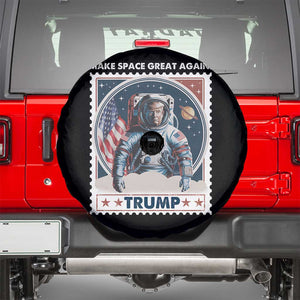 Funny Trump Spare Tire Cover Make Space Great Again TS09 Black Print Your Wear