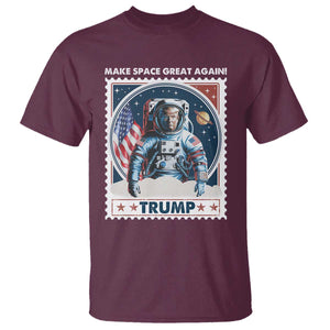 Funny Trump T Shirt Make Space Great Again TS09 Maroon Print Your Wear