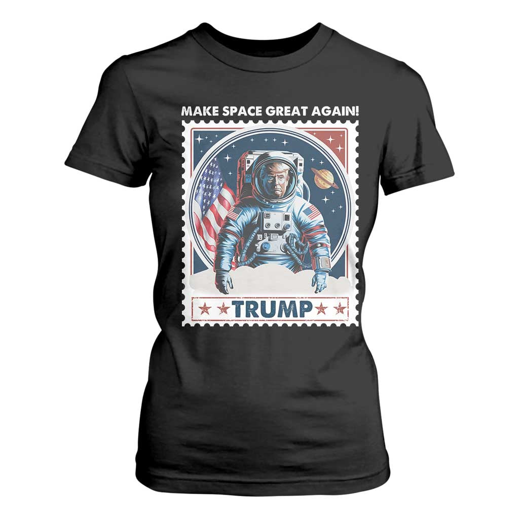 Funny Trump T Shirt For Women Make Space Great Again TS09 Black Print Your Wear