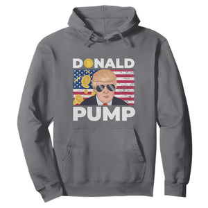 Bitcoin Trump Hoodie Donald Pump Funny Crypto TS09 Charcoal Print Your Wear