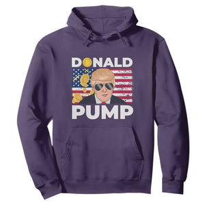 Bitcoin Trump Hoodie Donald Pump Funny Crypto TS09 Purple Print Your Wear
