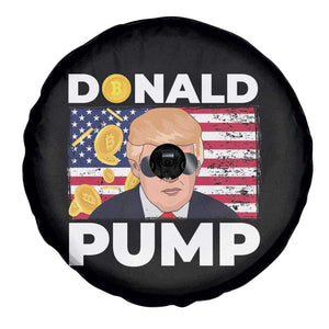Bitcoin Trump Spare Tire Cover Donald Pump Funny Crypto TS09 Print Your Wear