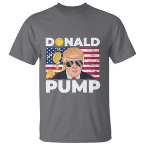 Bitcoin Trump T Shirt Donald Pump Funny Crypto TS09 Charcoal Print Your Wear