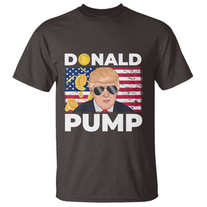 Bitcoin Trump T Shirt Donald Pump Funny Crypto TS09 Dark Chocolate Print Your Wear