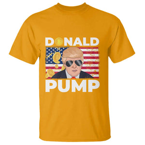 Bitcoin Trump T Shirt Donald Pump Funny Crypto TS09 Gold Print Your Wear