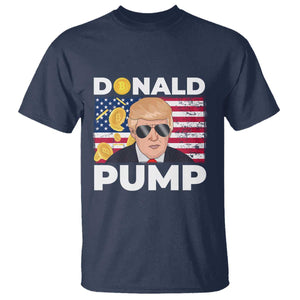 Bitcoin Trump T Shirt Donald Pump Funny Crypto TS09 Navy Print Your Wear