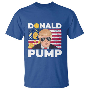Bitcoin Trump T Shirt Donald Pump Funny Crypto TS09 Royal Blue Print Your Wear