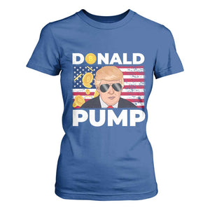 Bitcoin Trump T Shirt For Women Donald Pump Funny Crypto TS09 Royal Blue Print Your Wear