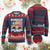 Bitcoin Trump Knit Sweatshirt Donald Pump Funny Crypto TS09 Burgundy Print Your Wear