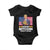 Trump Bitcoin Baby Onesie Make Bitcoin Great Again TS09 Black Print Your Wear