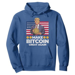 Trump Bitcoin Hoodie Make Bitcoin Great Again TS09 Royal Blue Print Your Wear