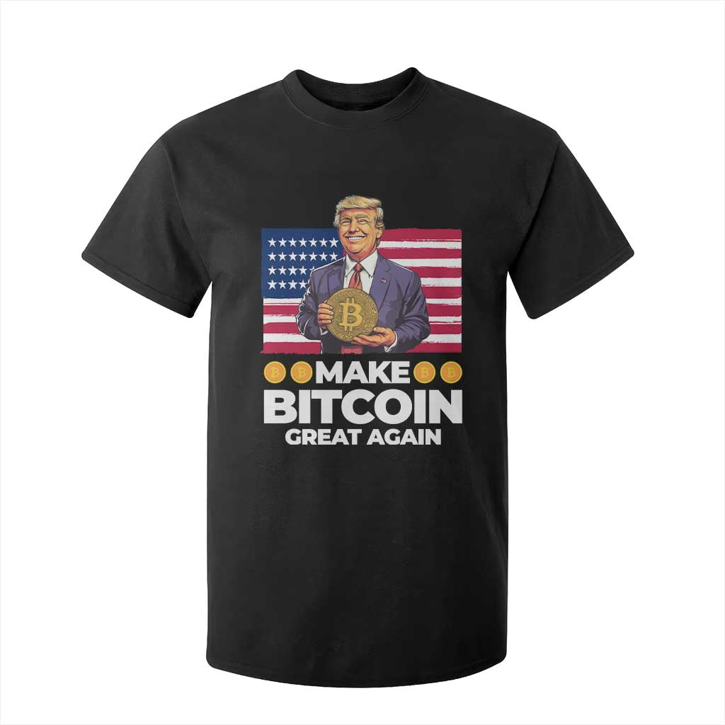 Trump Bitcoin T Shirt For Kid Make Bitcoin Great Again TS09 Black Print Your Wear