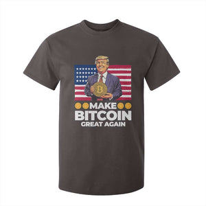 Trump Bitcoin T Shirt For Kid Make Bitcoin Great Again TS09 Dark Chocolate Print Your Wear