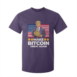 Trump Bitcoin T Shirt For Kid Make Bitcoin Great Again TS09 Purple Print Your Wear
