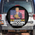 Trump Bitcoin Spare Tire Cover Make Bitcoin Great Again TS09 No hole Black Print Your Wear