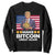 Trump Bitcoin Sweatshirt Make Bitcoin Great Again TS09 Black Print Your Wear