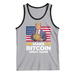 Trump Bitcoin Tank Top Make Bitcoin Great Again TS09 Athletic Heather Black Print Your Wear