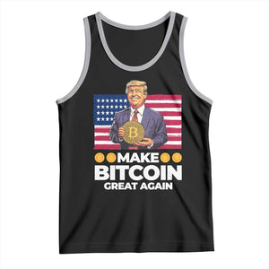 Trump Bitcoin Tank Top Make Bitcoin Great Again TS09 Black Athletic Heather Print Your Wear