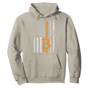 Make Bitcoin Great Again Hoodie Crypto Enthusiasts Trump Coin 2025 TS09 Sand Print Your Wear