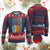 Make Bitcoin Great Again Knit Sweatshirt Crypto Enthusiasts Trump Coin 2025 TS09 Burgundy Print Your Wear