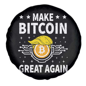 Funny Crypto Enthusiasts Trump Coin 2025 Spare Tire Cover Make Bitcoin Great Again TS09 Print Your Wear