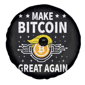 Funny Crypto Enthusiasts Trump Coin 2025 Spare Tire Cover Make Bitcoin Great Again TS09 Print Your Wear