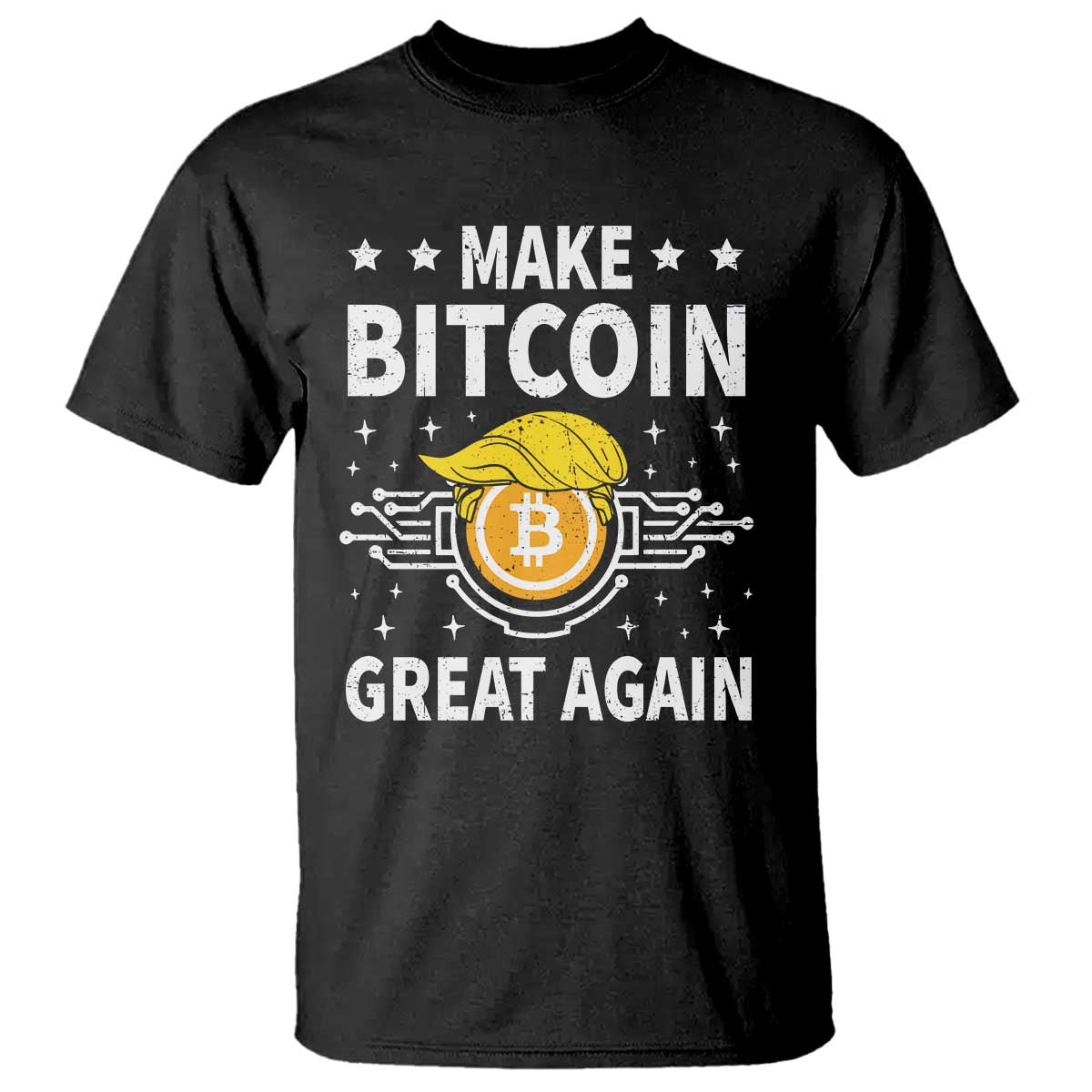 Funny Crypto Enthusiasts Trump Coin 2025 T Shirt Make Bitcoin Great Again TS09 Black Print Your Wear