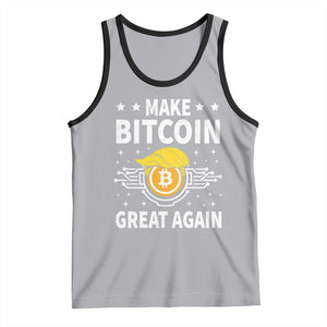 Funny Crypto Enthusiasts Trump Coin 2025 Tank Top Make Bitcoin Great Again TS09 Athletic Heather Black Print Your Wear