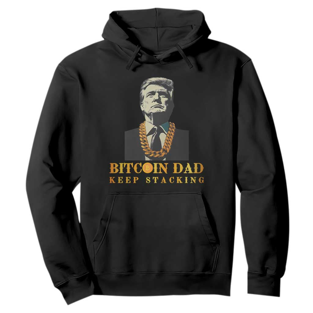 Funny Trump Bitcoin Dad Hoodie TS09 Black Print Your Wear