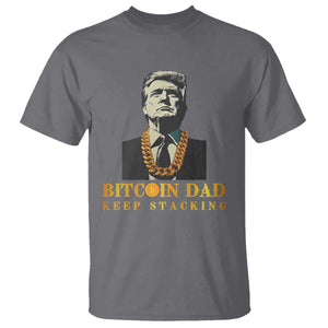 Funny Trump Bitcoin Dad T Shirt TS09 Charcoal Print Your Wear