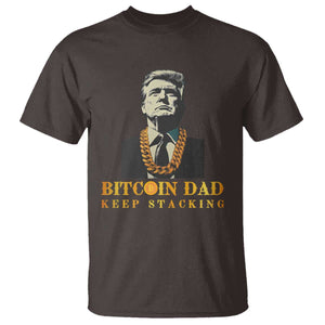 Funny Trump Bitcoin Dad T Shirt TS09 Dark Chocolate Print Your Wear