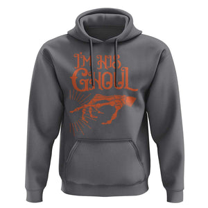 Halloween Couple Matching Hoodie I'm His Ghoul Skeleton Hand TS09 Charcoal Print Your Wear