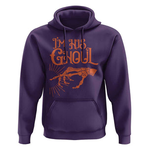 Halloween Couple Matching Hoodie I'm His Ghoul Skeleton Hand TS09 Purple Print Your Wear