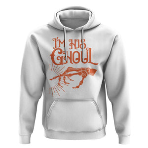 Halloween Couple Matching Hoodie I'm His Ghoul Skeleton Hand TS09 White Print Your Wear