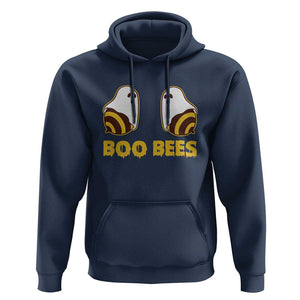 Halloween Couple Matching Hoodie Boo Bees Funny Ghost Bee TS09 Navy Print Your Wear