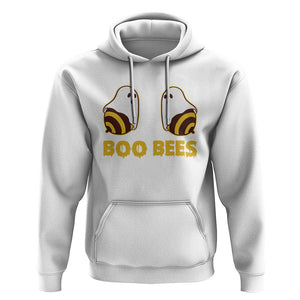Halloween Couple Matching Hoodie Boo Bees Funny Ghost Bee TS09 White Print Your Wear