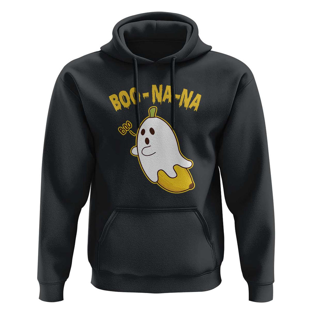Halloween Couple Matching Hoodie Boo-na-na Cute Ghost Banana TS09 Black Print Your Wear