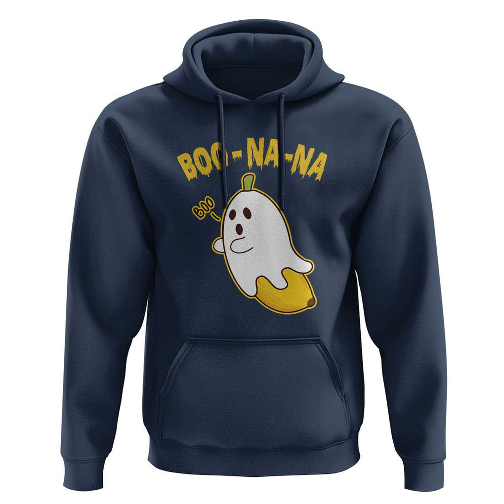 Halloween Couple Matching Hoodie Boo-na-na Cute Ghost Banana TS09 Navy Print Your Wear