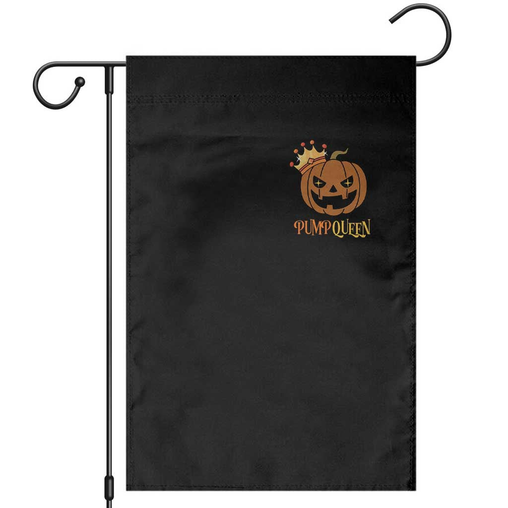 Halloween Couple Matching Garden Flag Pumpqueen Funny Spooky Pumpkin TS09 Black Print Your Wear