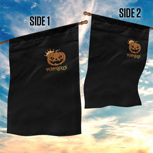 Halloween Couple Matching Garden Flag Pumpqueen Funny Spooky Pumpkin TS09 Print Your Wear