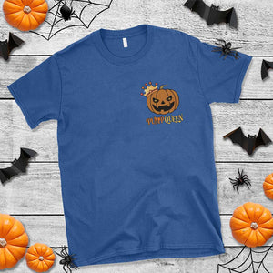 Halloween Couple Matching T Shirt Pumpqueen Funny Spooky Pumpkin TS09 Royal Blue Print Your Wear