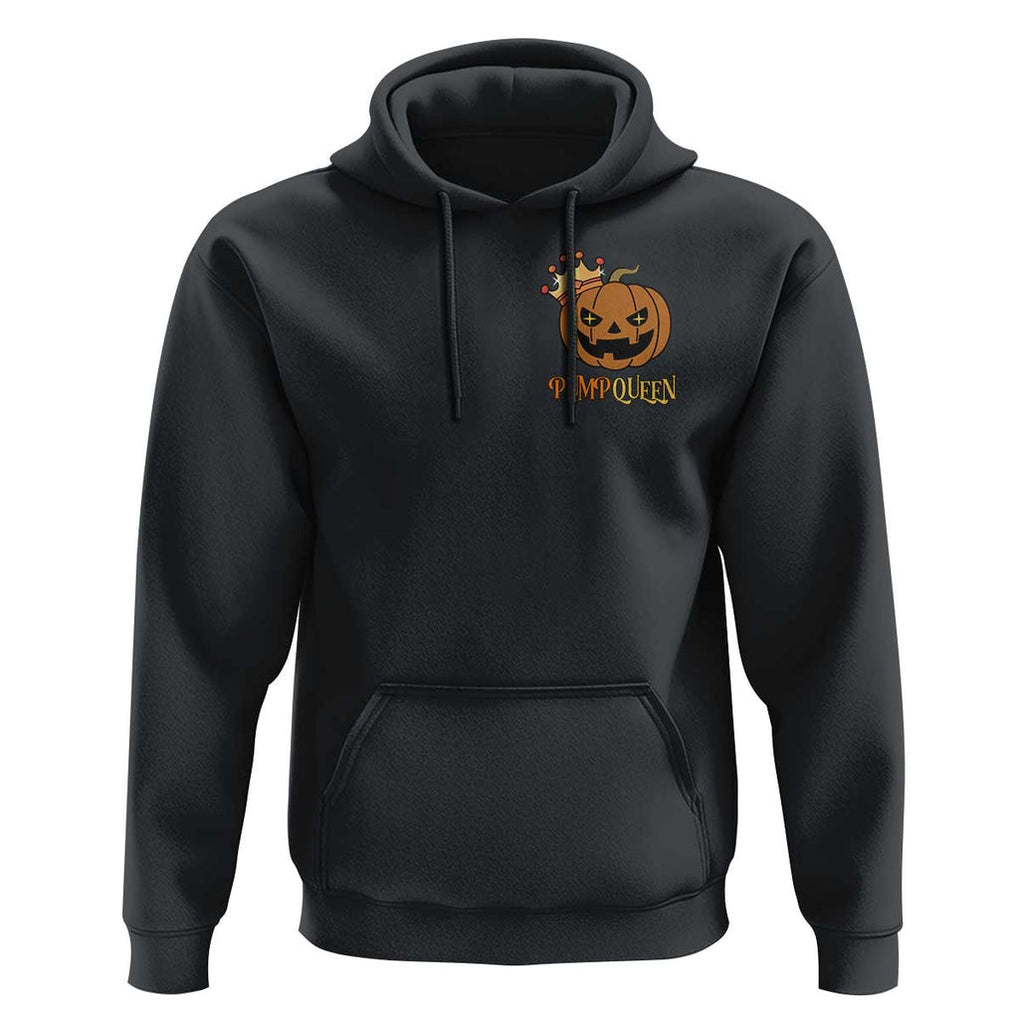 Halloween Couple Matching Hoodie Pumpqueen Funny Spooky Pumpkin TS09 Black Print Your Wear
