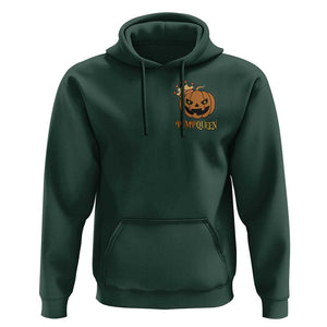 Halloween Couple Matching Hoodie Pumpqueen Funny Spooky Pumpkin TS09 Dark Forest Green Print Your Wear