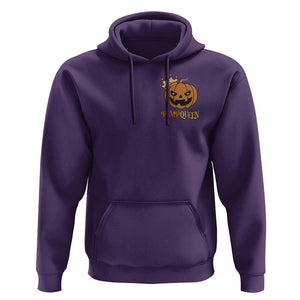 Halloween Couple Matching Hoodie Pumpqueen Funny Spooky Pumpkin TS09 Purple Print Your Wear