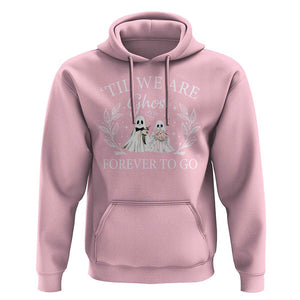 Halloween Couple Matching Hoodie Til We Are Ghosts Forever To Go Ghost Bride Groom TS09 Light Pink Print Your Wear