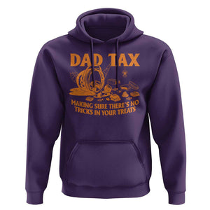 Funny Halloween Dad Tax Hoodie Making Sure There's No Tricks In Your Treats TS09 Purple Print Your Wear