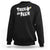 Funny Halloween Beer Sweatshirt Trick Or Beer Drinking Ghost TS09 Black Print Your Wear